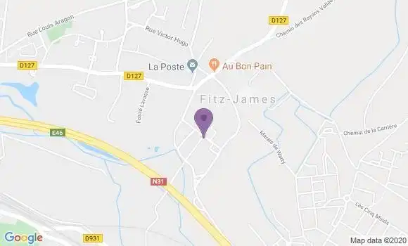 Localisation Clermont - 60600