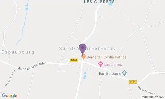 Localisation Le Coudray Saint Germer Bp - 60850