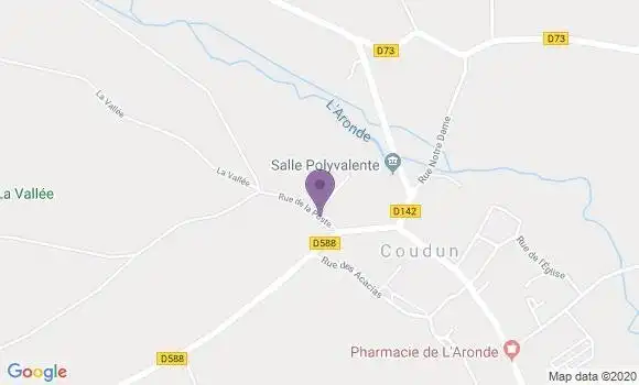 Localisation Coudun Bp - 60150