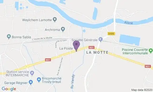 Localisation Cuise la Motte - 60350