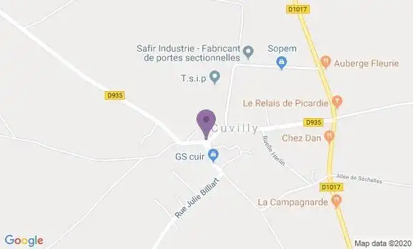 Localisation Cuvilly Ap - 60490