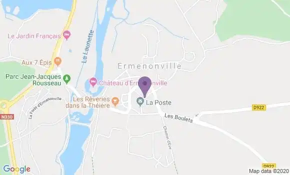 Localisation Ermenonville Bp - 60950