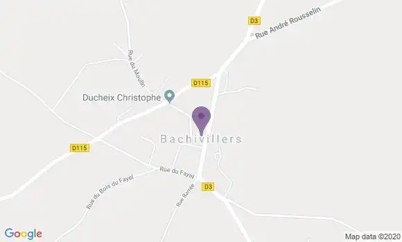 Localisation Fresne Leguillon Ap - 60240