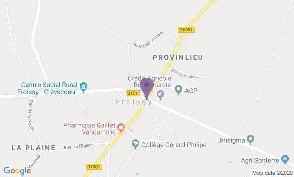 Localisation Froissy Bp - 60480