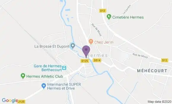 Localisation Hermes - 60370