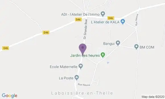 Localisation Laboissiere En Thelle Bp - 60570