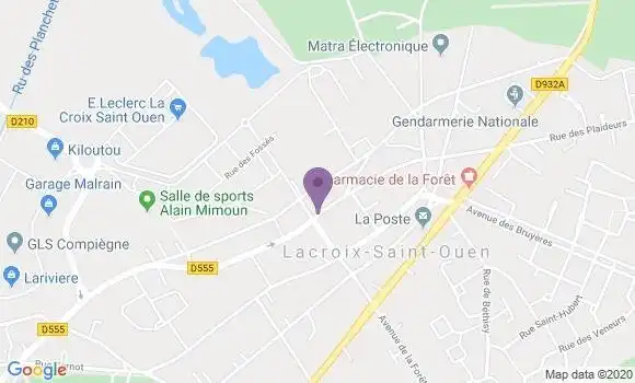 Localisation Lacroix St Ouen Bp - 60610