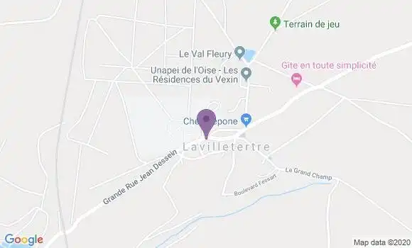 Localisation Lavilletertre Ap - 60240