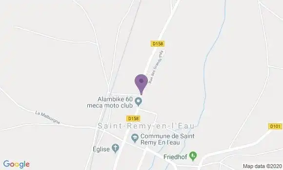 Localisation Lieuvillers Bp - 60130