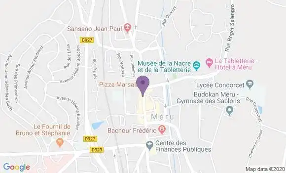 Localisation Meru - 60110