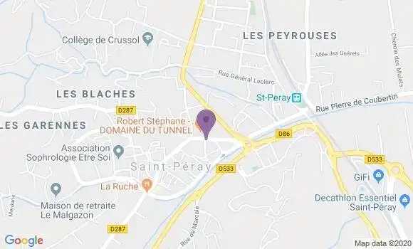 Localisation Saint Peray Bp - 07130