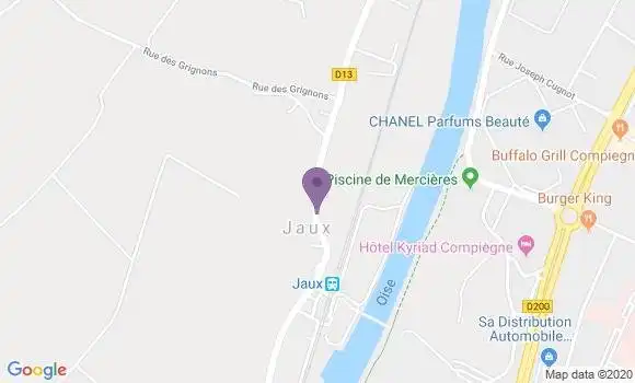 Localisation Le Meux - 60880