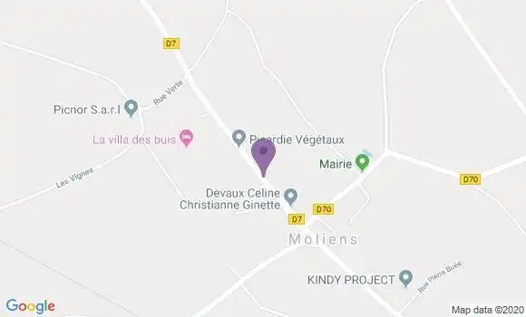 Localisation Moliens Ap - 60220