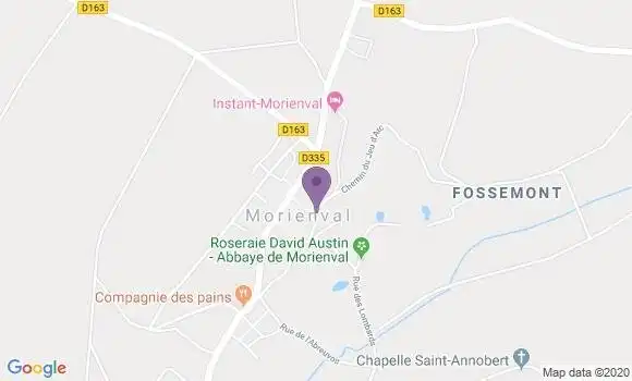 Localisation Morienval Bp - 60127