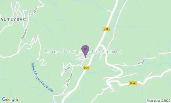 Localisation St Pierre de Colombier Ap - 07450