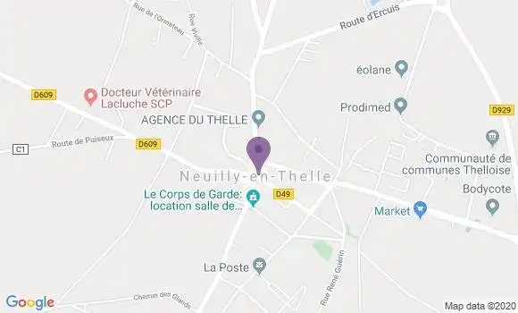 Localisation Neuilly En Thelle - 60530