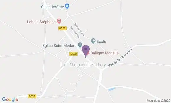 Localisation La Neuville Roy Bp - 60190