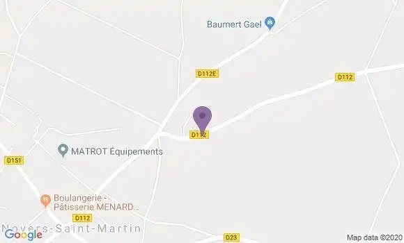 Localisation Noyers St Martin Bp - 60480