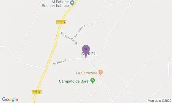 Localisation Orvillers Sorel Ap - 60490