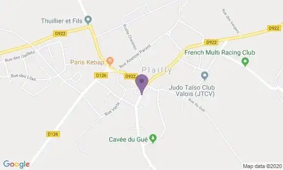 Localisation Plailly Bp - 60128