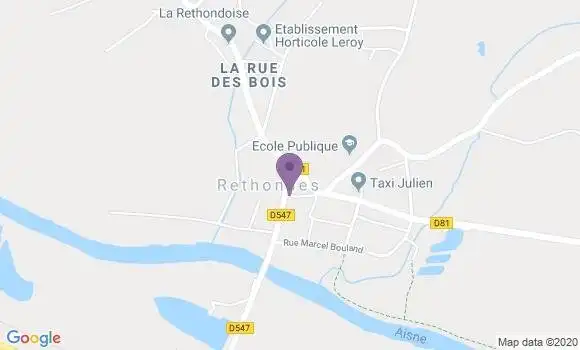 Localisation Rethondes Bp - 60153
