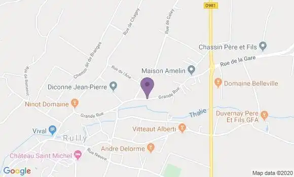 Localisation Rully Bp - 60810