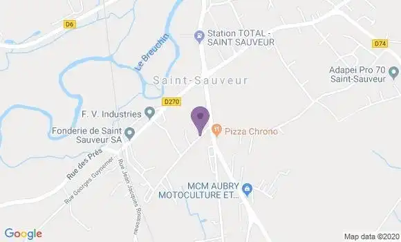 Localisation Saint Sauveur Bp - 60320