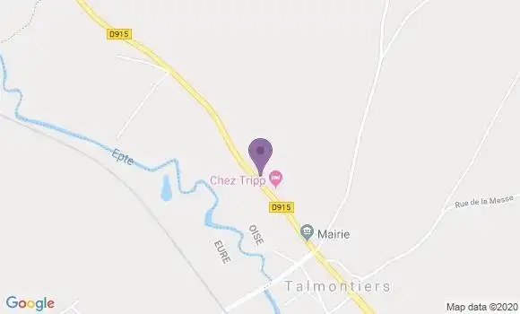 Localisation Talmontiers Ap - 60590