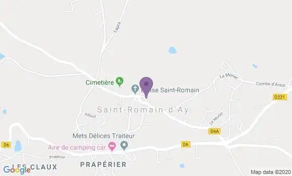 Localisation Saint Romain d