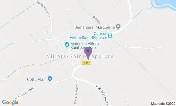 Localisation Villers St Sepulcre Bp - 60134