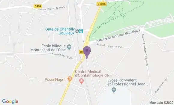 Localisation Vineuil St Firmin Bp - 60500