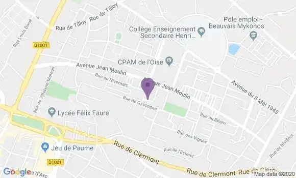 Localisation Beauvais Argentine Bp - 60000