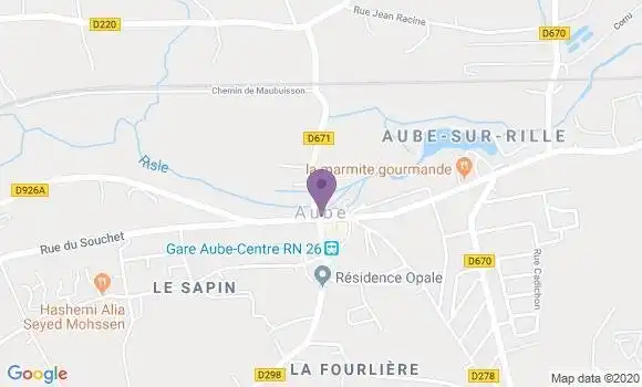 Localisation Aube Bp - 61270