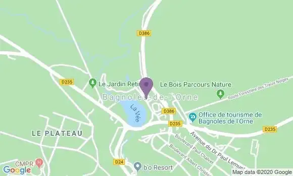Localisation Bagnoles Lac - 61140