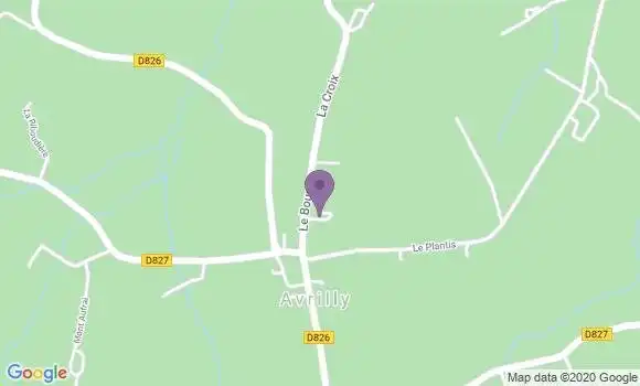 Localisation La Baroche sous Luce Ap - 61330