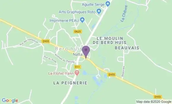Localisation Berd Huis Bp - 61340