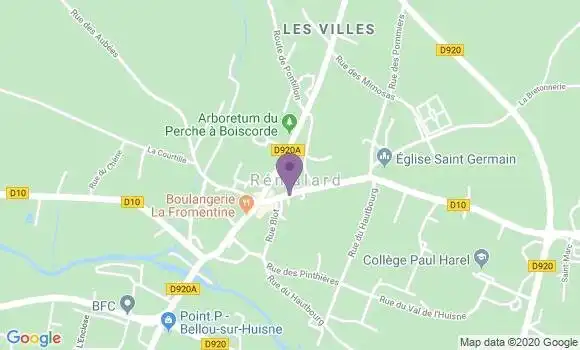 Localisation Boissy Maugis Ap - 61110