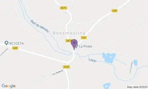 Localisation Bonsmoulins Ap - 61380