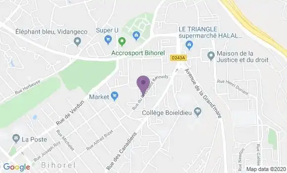 Localisation Bouce Ap - 61570