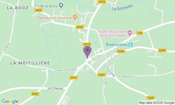 Localisation Bretoncelles Bp - 61110
