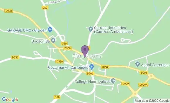 Localisation Carrouges Bp - 61320
