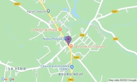 Localisation Ceauce Bp - 61330