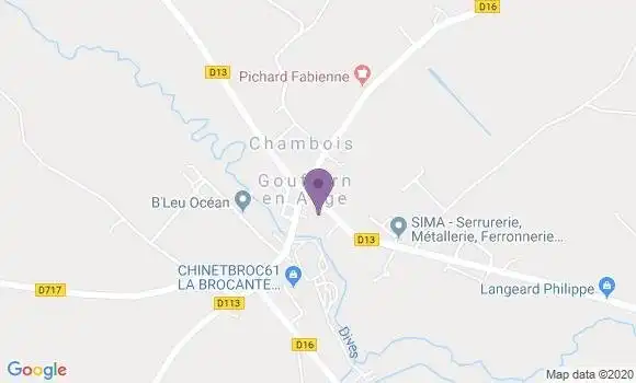 Localisation Chambois Bp - 61160