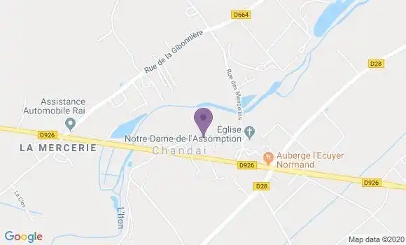 Localisation Chandai Ap - 61300