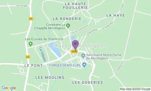 Localisation La Chapelle Montligeon Ap - 61400