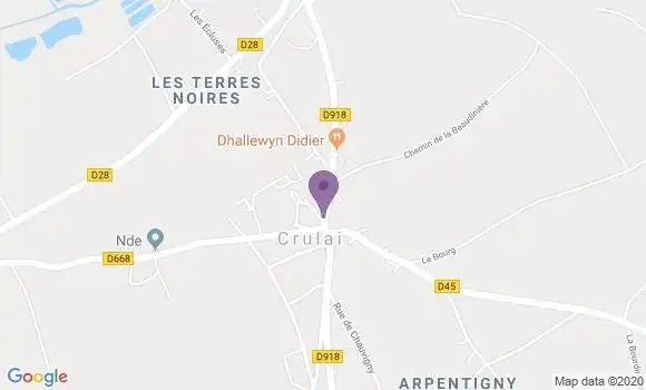 Localisation Crulai Ap - 61300