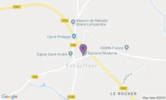 Localisation Echauffour Ap - 61370