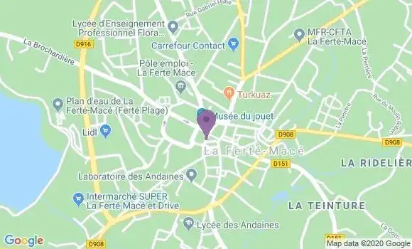 Localisation La Ferte Mace - 61600