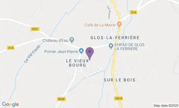 Localisation Glos la Ferriere Ap - 61550