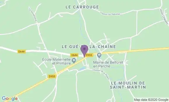 Localisation Le Gue de la Chaine Ap - 61130